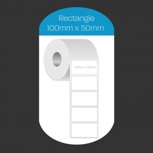 Rectangle 100x50mm labels